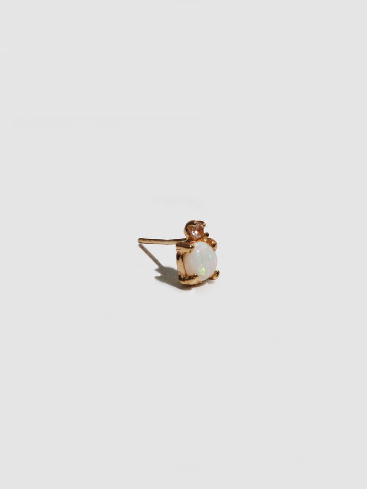 Opal Diamond Stud - Archival Collection
