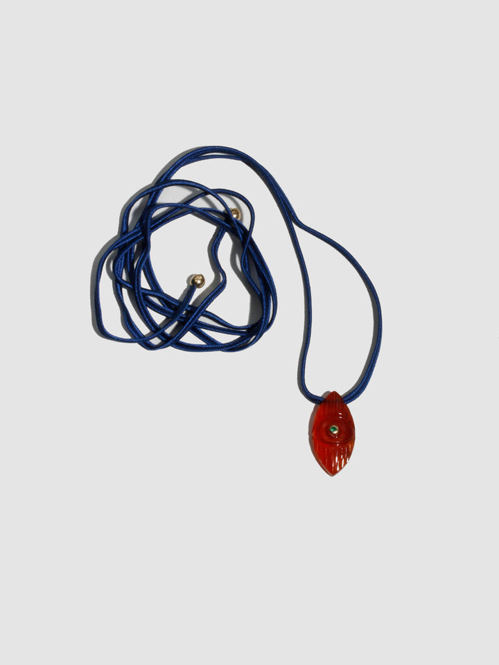 Evil Eye Vermilion on Cord - Archival Collection