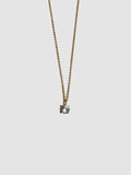 White Sapphire Pendant Necklace - Archival Collection