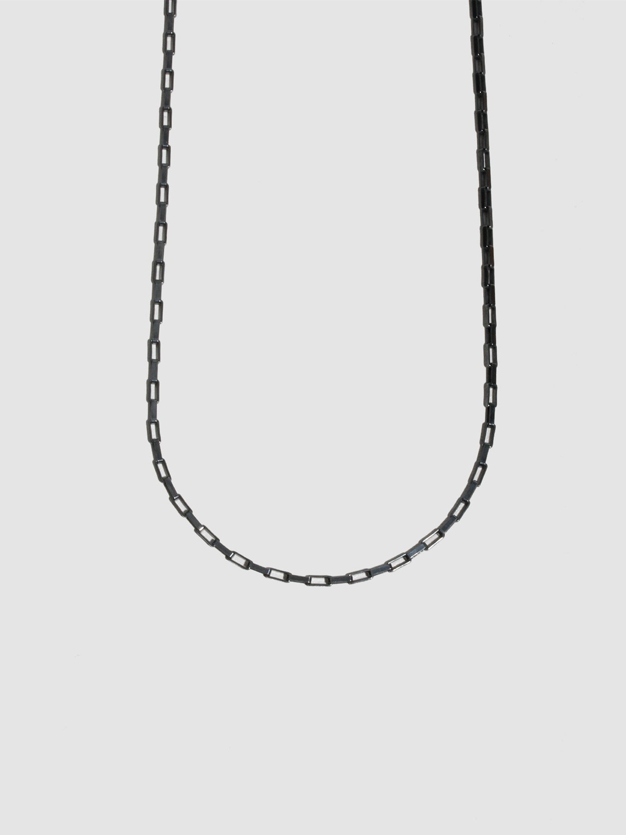 Oxidized Box Link Chain - Archival Collection