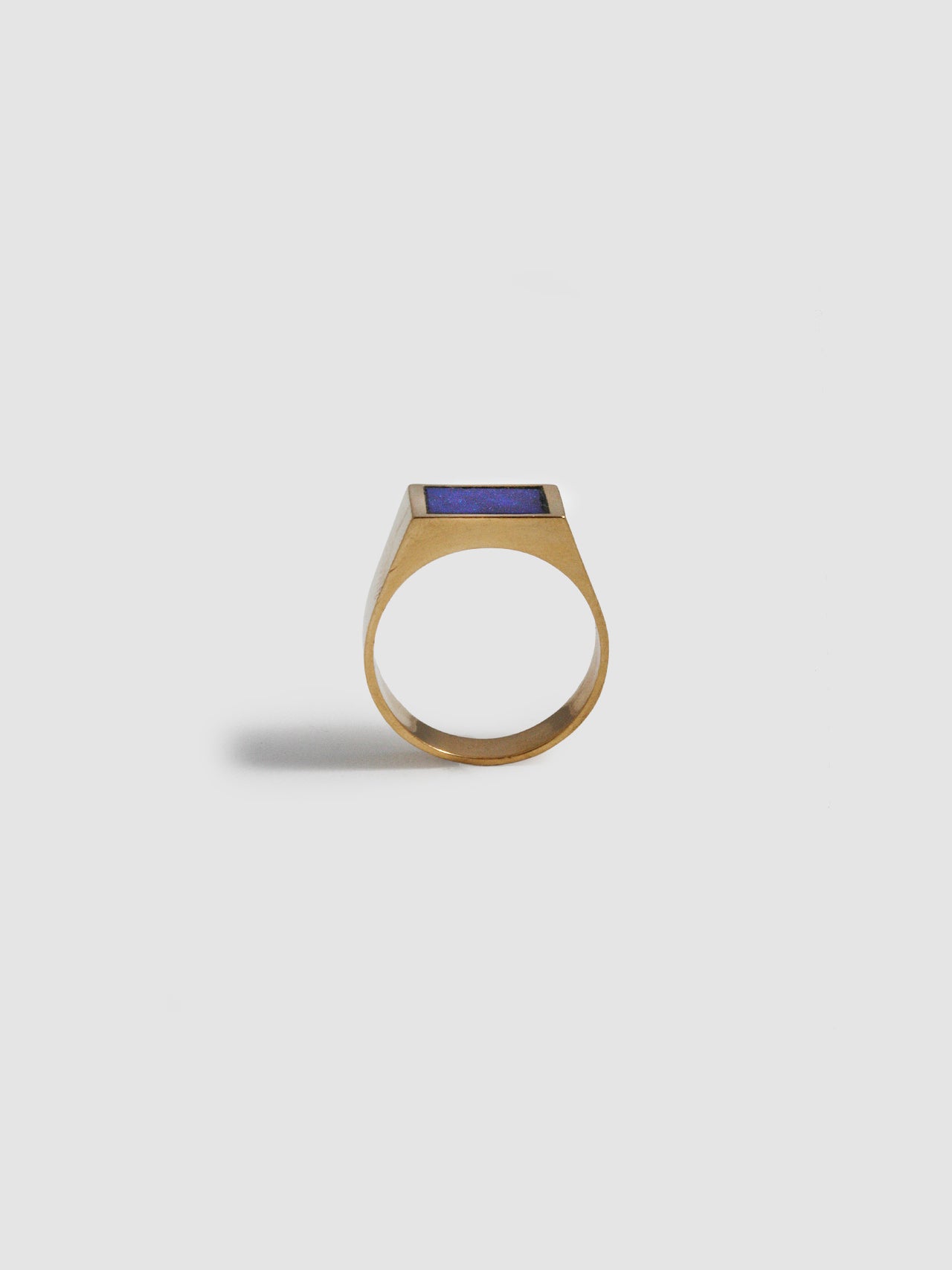Lapis Prism Ring - Archival Collection