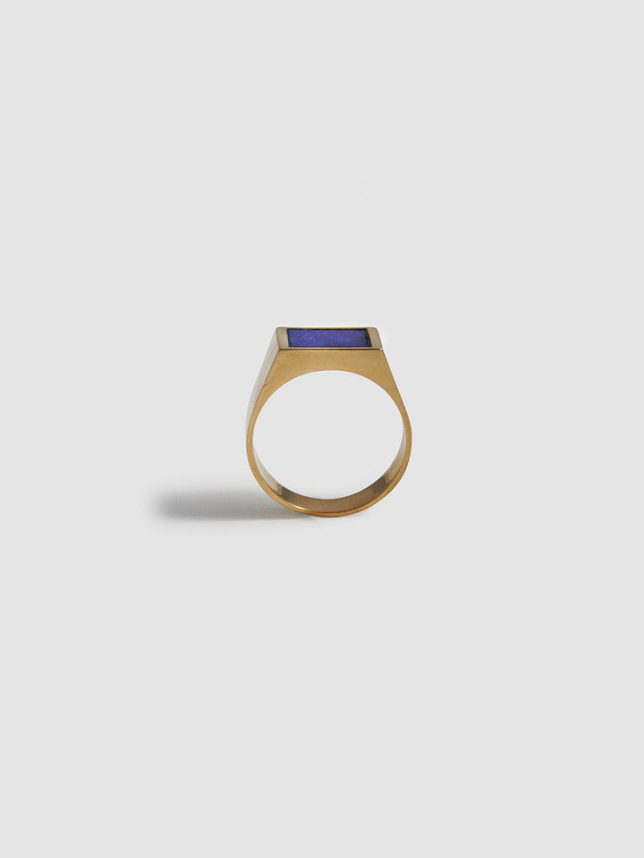 Lapis Prism Ring - Archival Collection