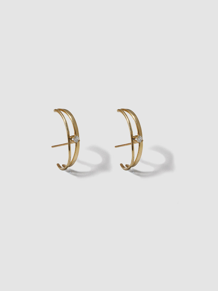 Diamond A-Frame Studs - Archival Collection