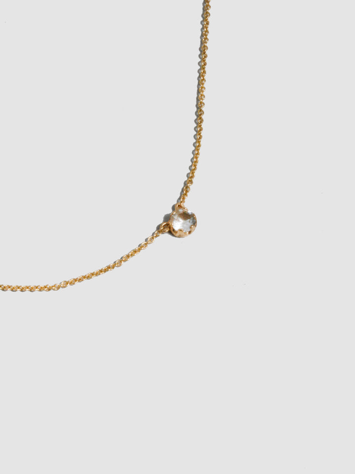 Heart Opal Gemstone Necklace - Archival Collection