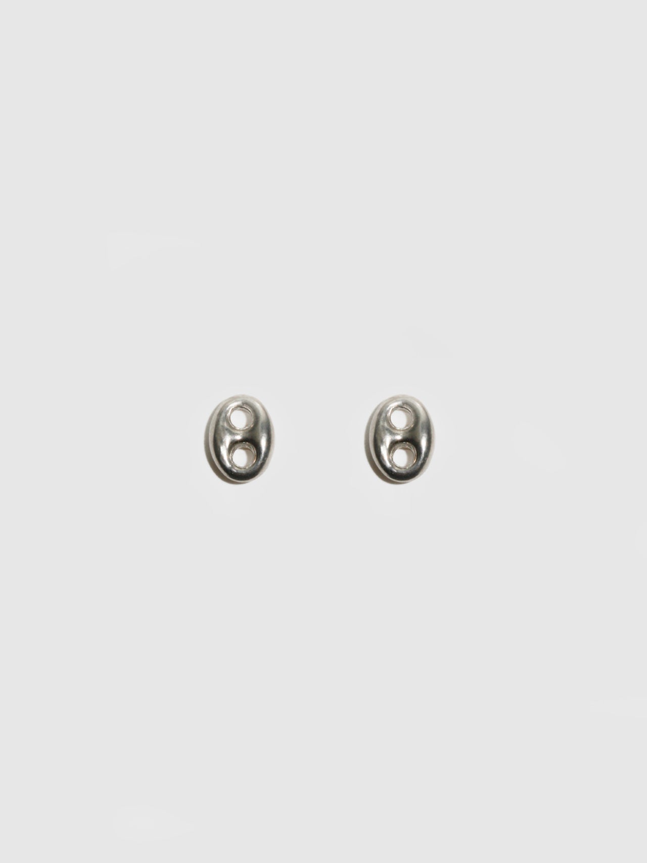 Rhodium Plated Mini Nautica Studs - Archival Collection