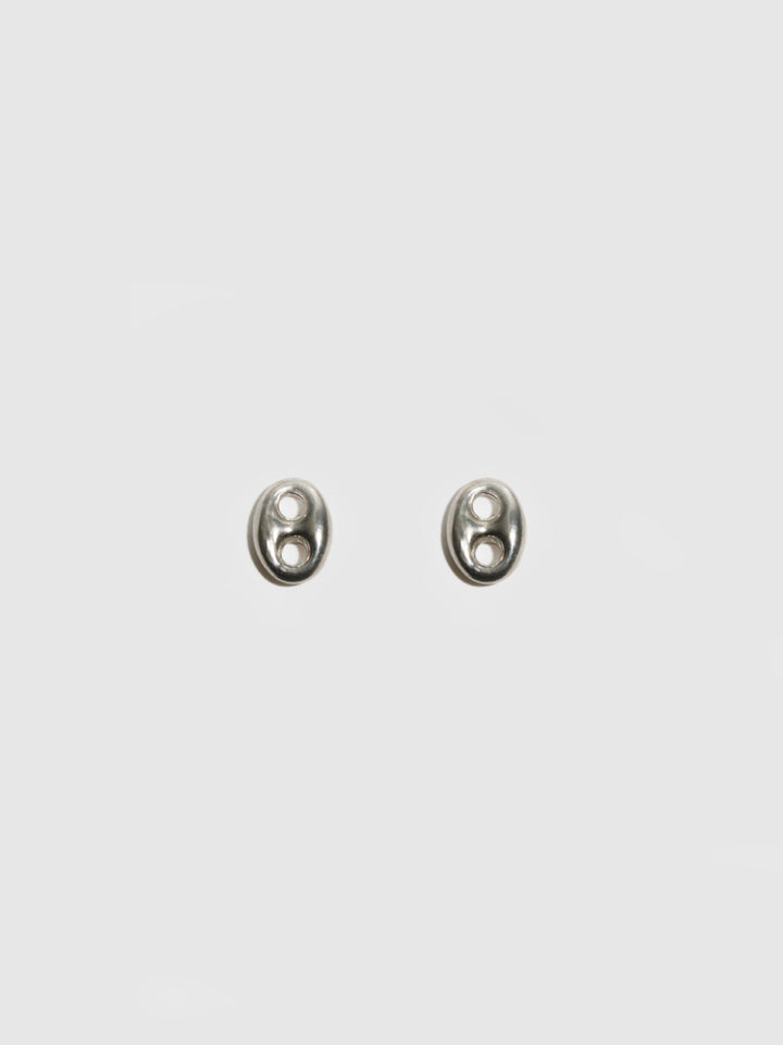 Rhodium Plated Mini Nautica Studs - Archival Collection