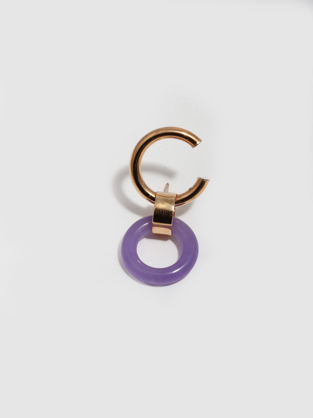 Lavender Stone Hoop - Archival Collection