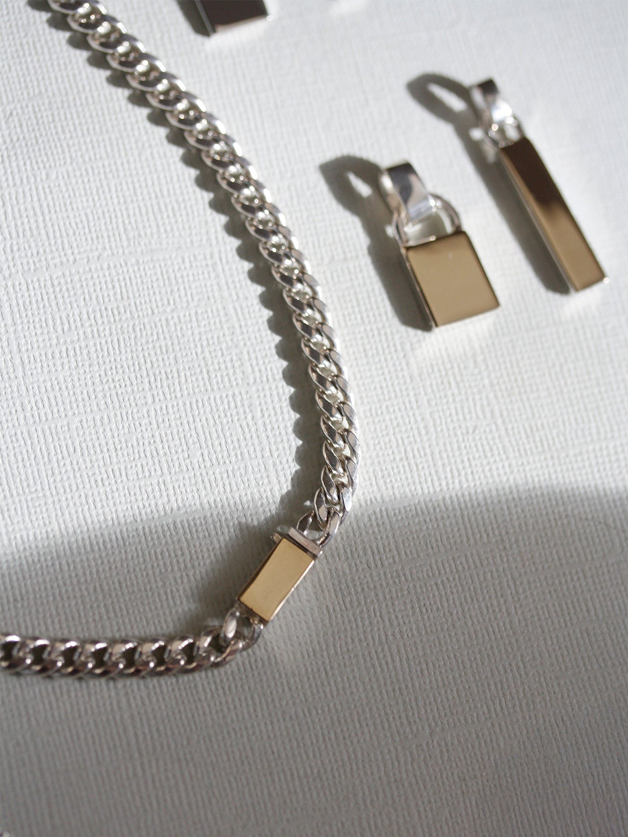 Industrial Cuban ID Box Lock Necklace