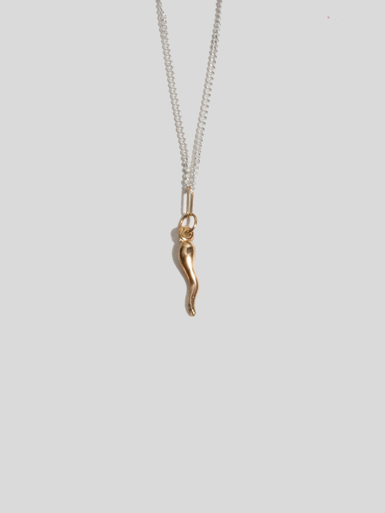 Baby Italian Horn Charm Necklace - Archival Collection