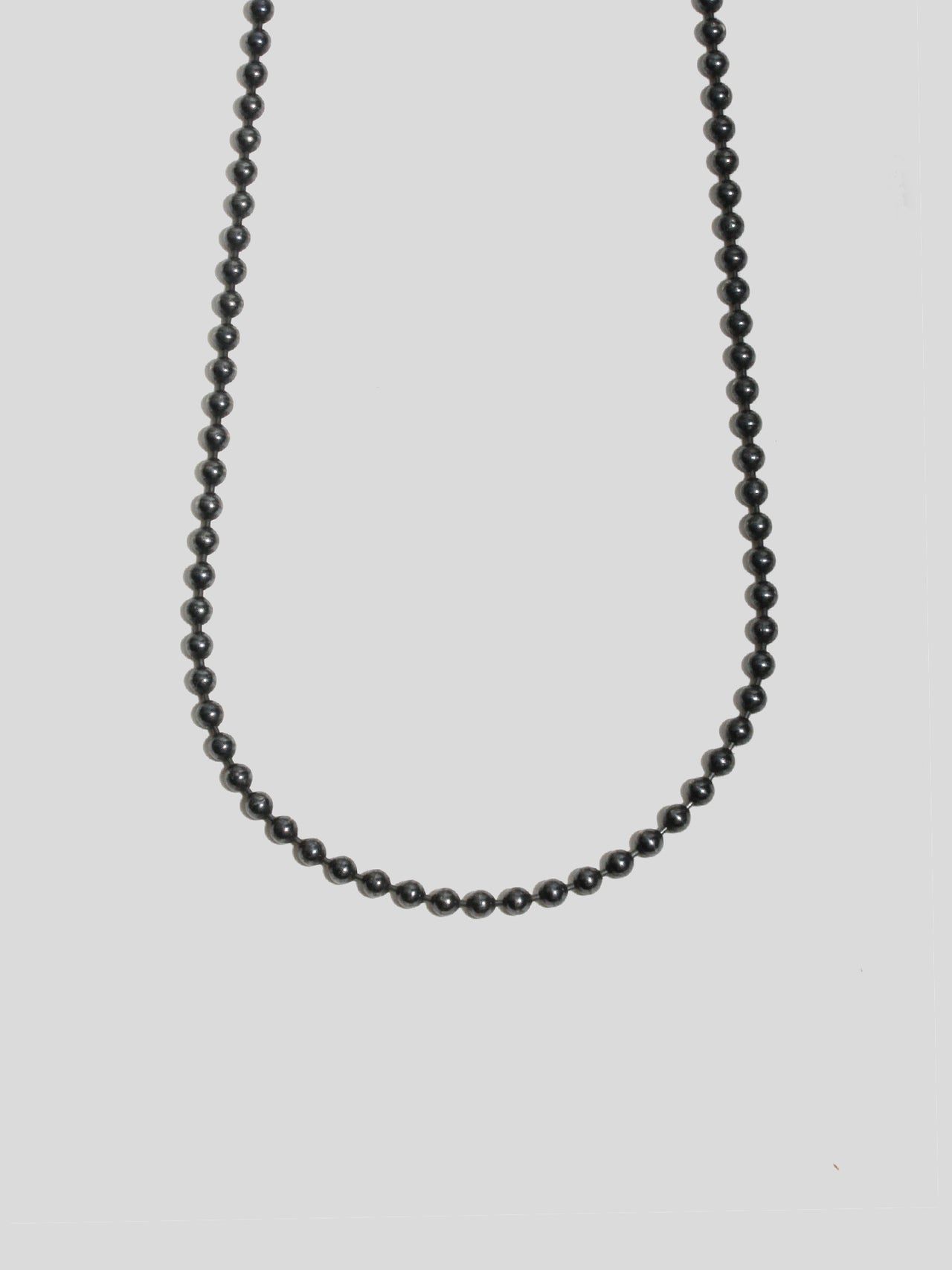Oxidized Ball & Chain Necklace - Archival Collection