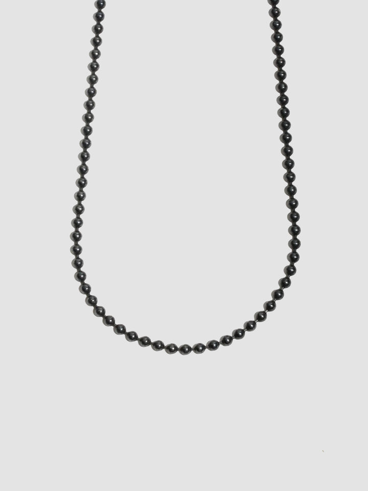 Oxidized Ball & Chain Necklace - Archival Collection