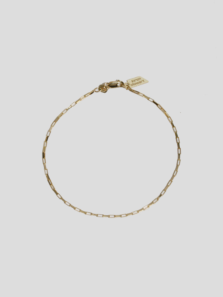 Petite Industrial Box Link Chain Bracelet