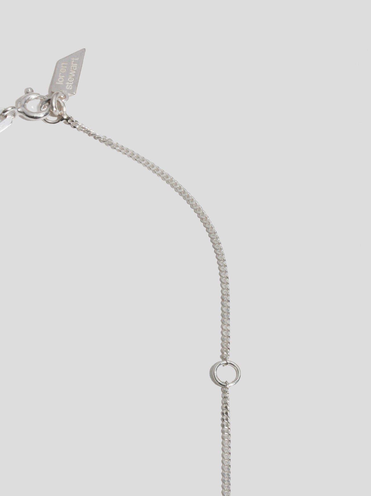 Mixed Metal Emerald Cut Floating Diamond Necklace