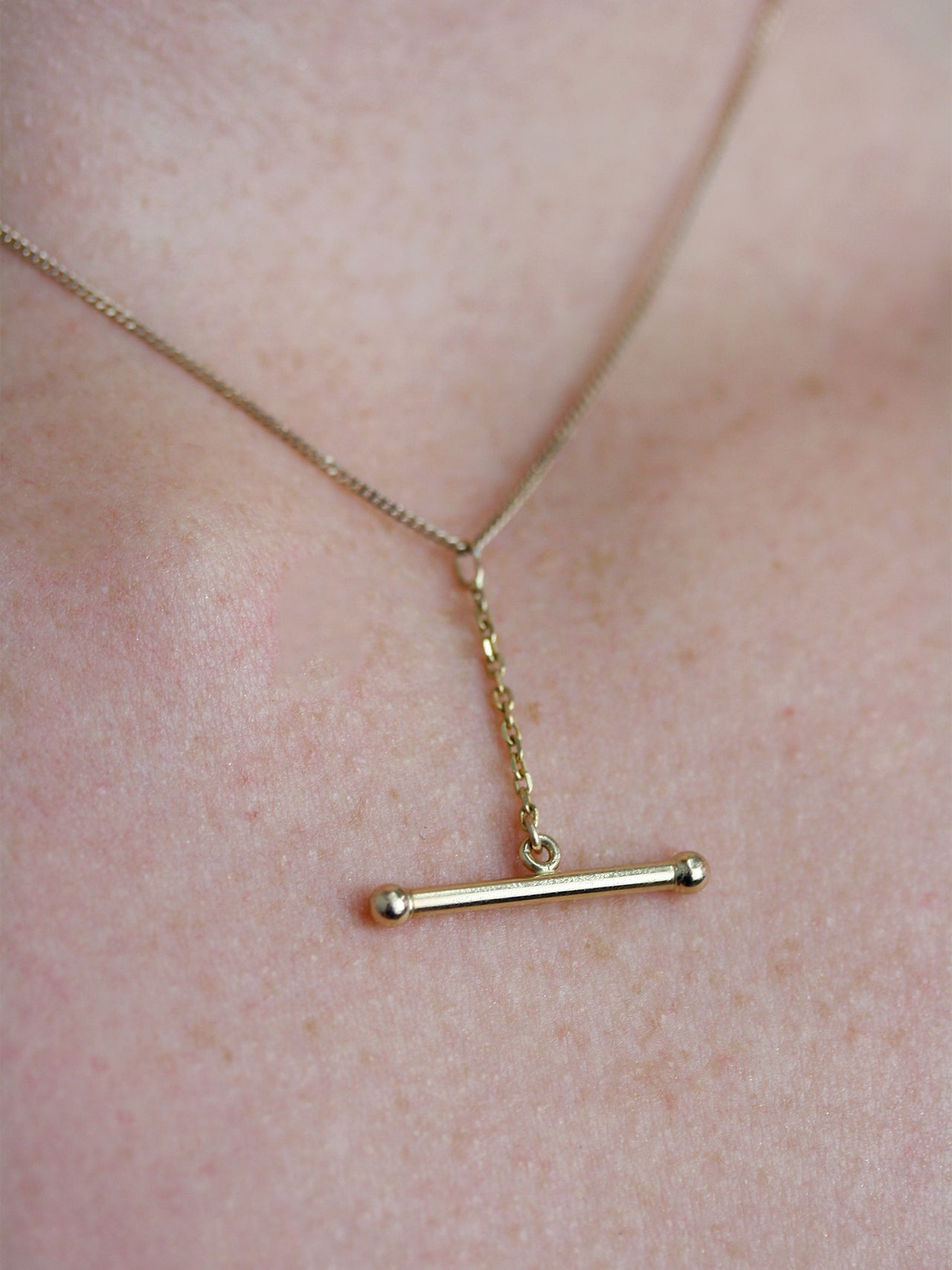 Demi T-Bar Necklace - Archival Collection