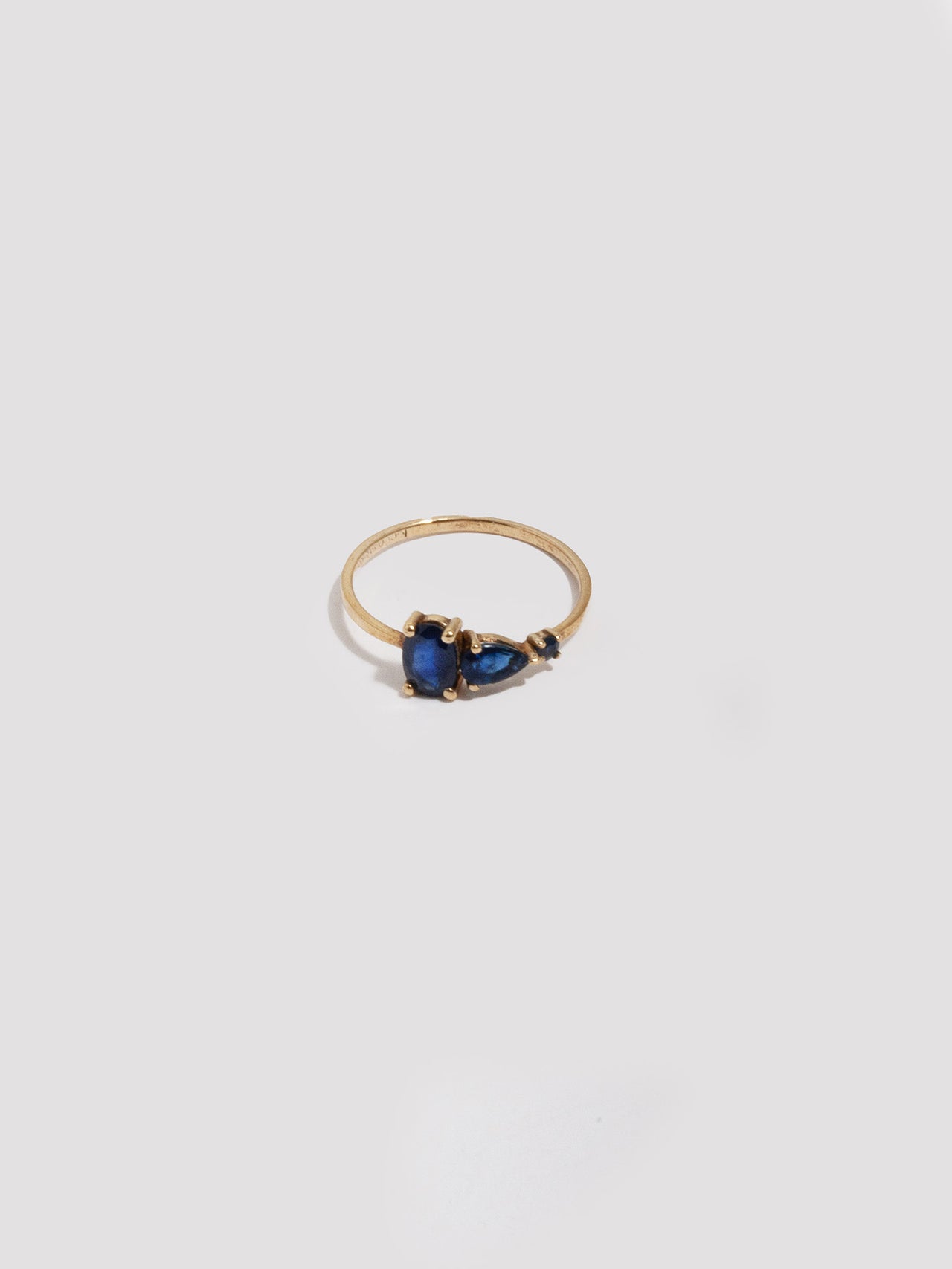 Multi-Faceted Sapphire Ring - Archival Collection