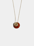 Carnelian Coin Necklace