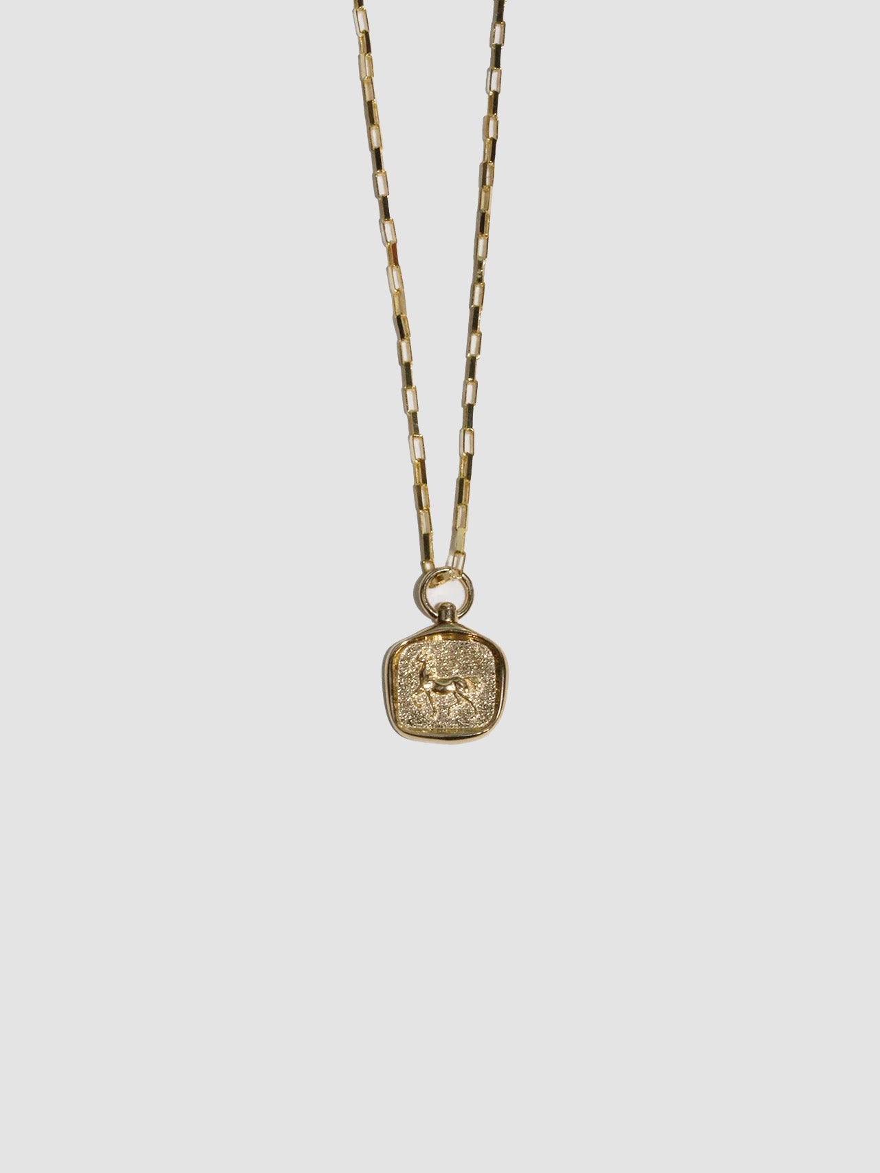 Mini Fire Horse Medallion