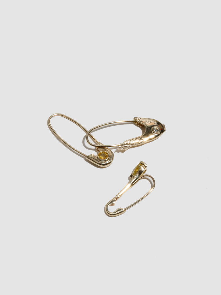 Cirque Safety Pin Earring