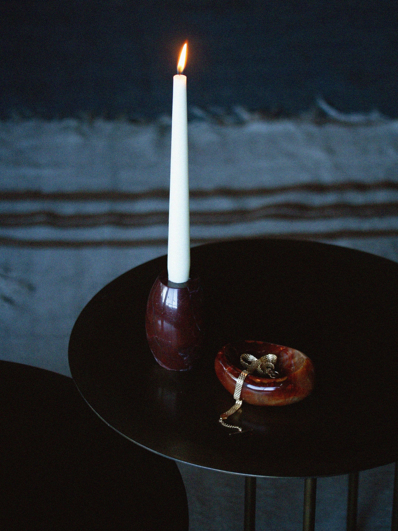 Ovoid Candle Holder