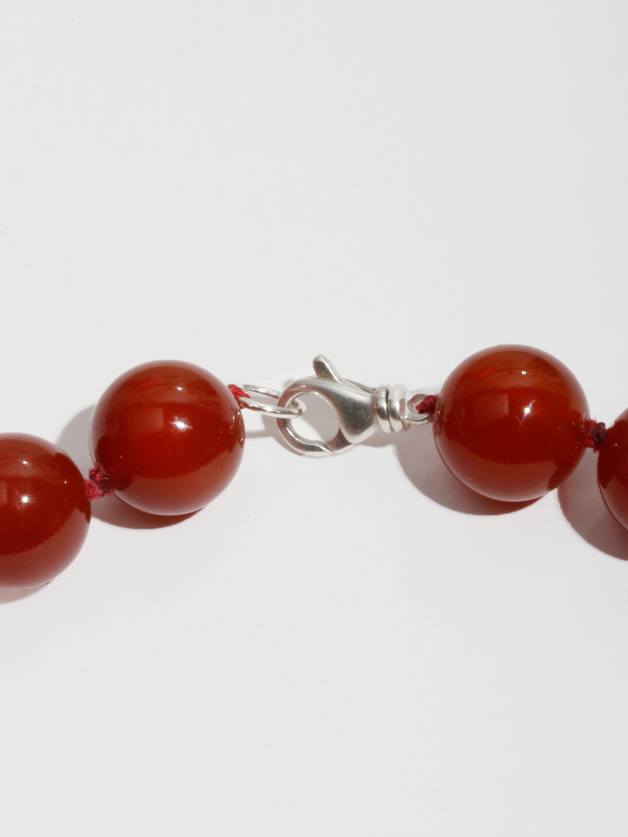 Globo Carnelian Necklace - Archival Collection