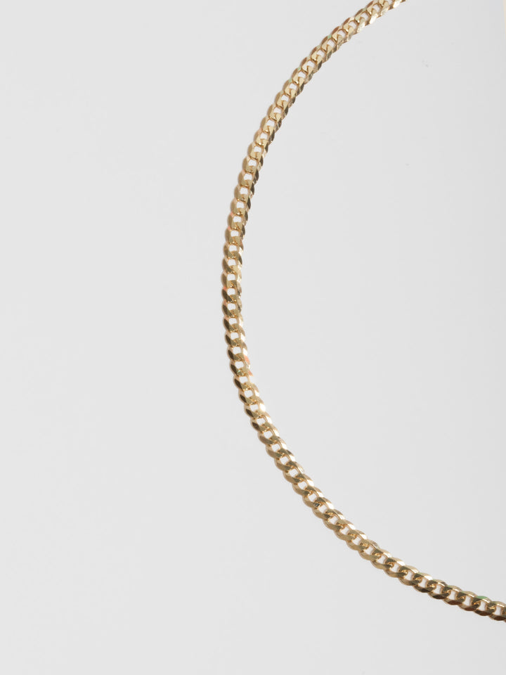 Solid Petite Havana Chain Anklet