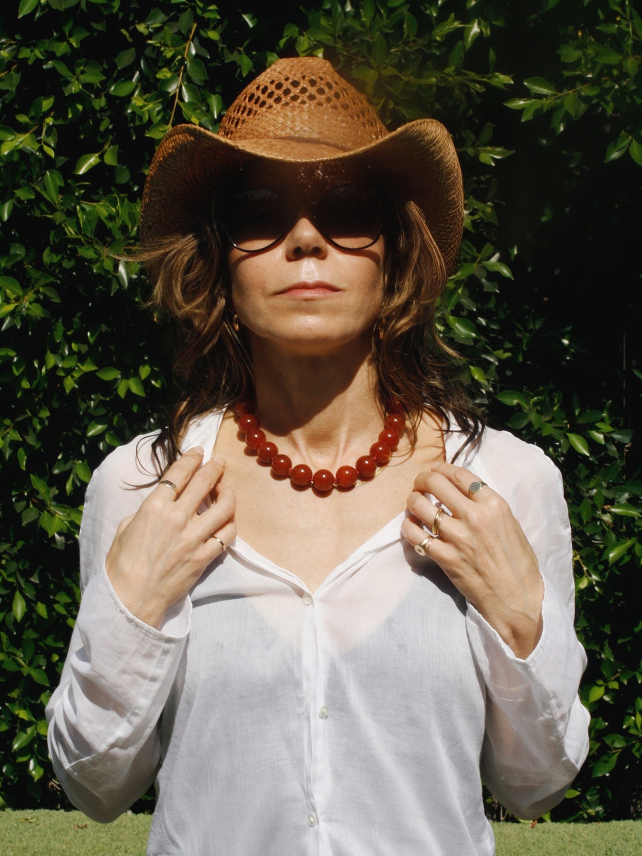Globo Carnelian Necklace - Archival Collection