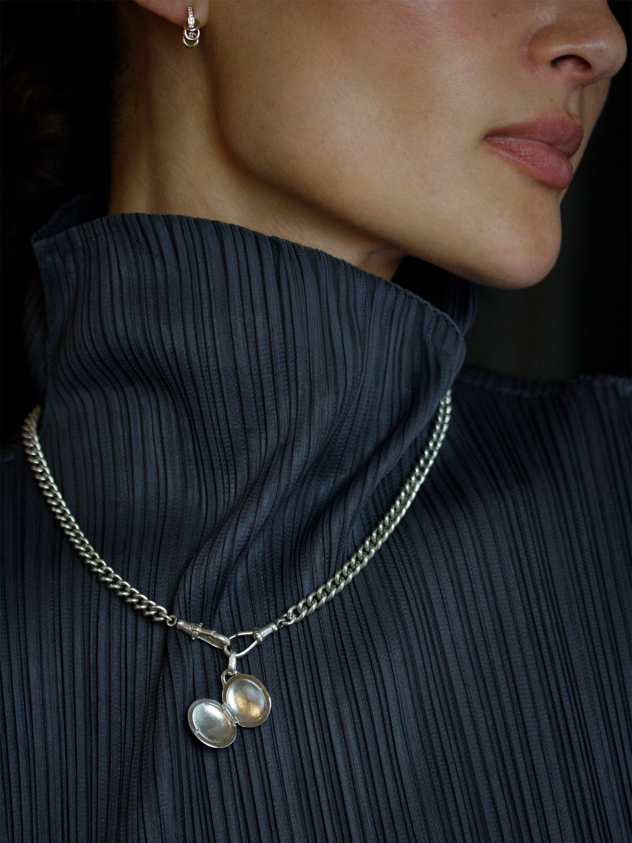 Sterling Silver Classic Locket Pendant