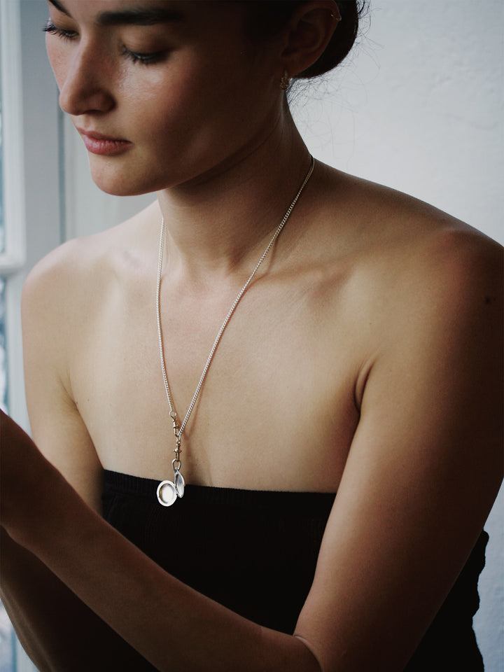 Sterling Silver Classic Locket Pendant