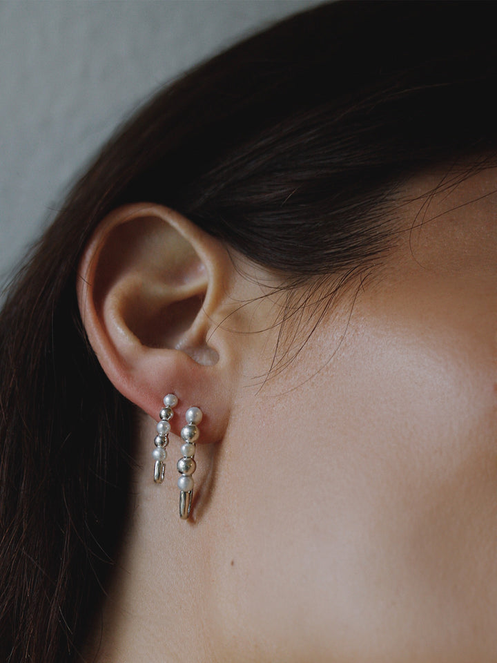 Mini Friendship Bead & Pearl Safety Pin