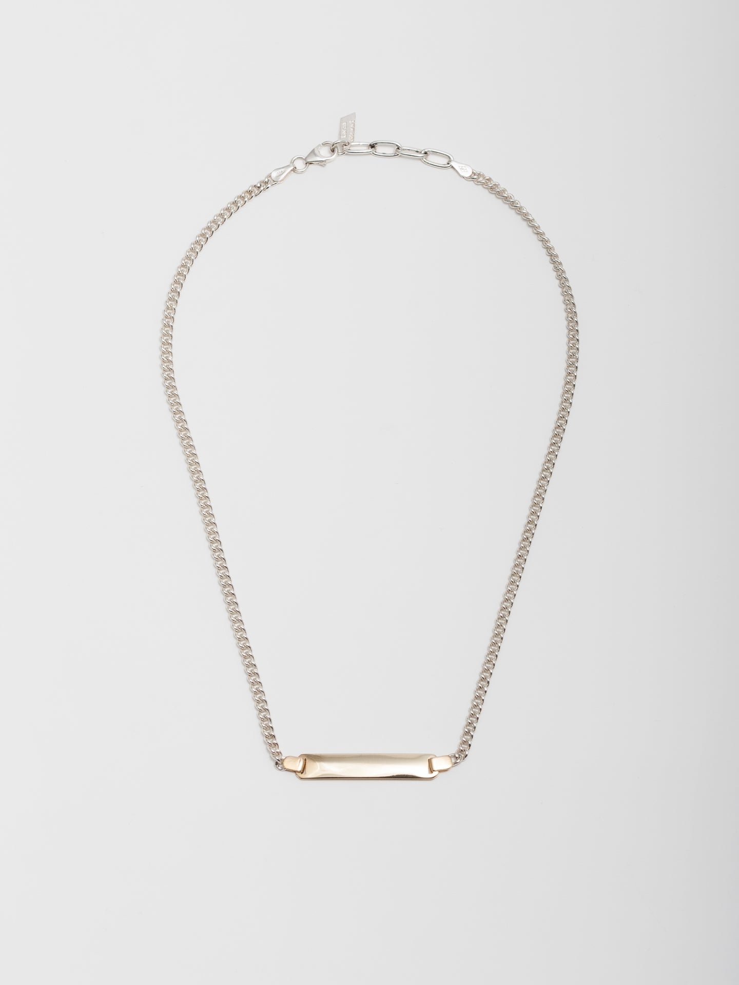 Mini Watts I.D. Necklace shot on white background.