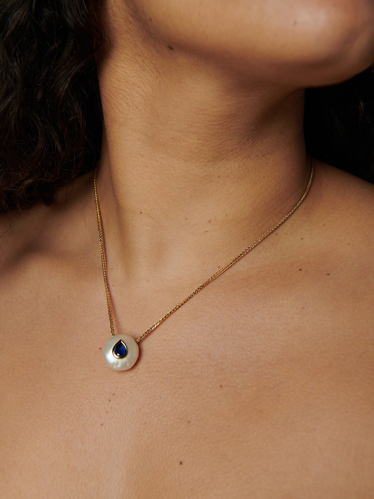 Evil Eye Pearl Necklace - Archival Collection