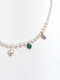 Zelda Pearl Charm Necklace