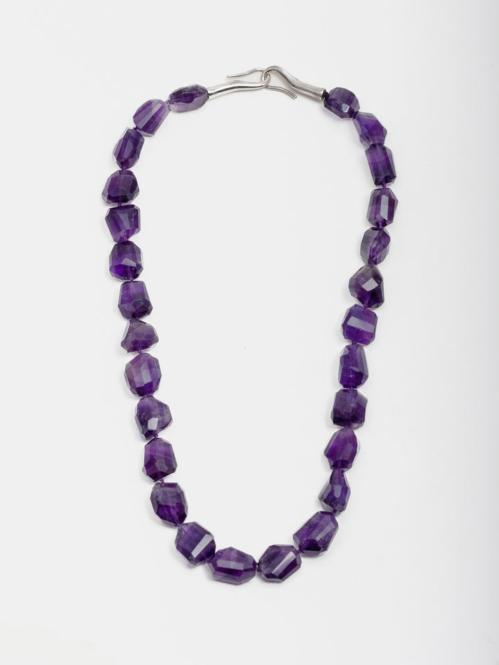 Amethyst Hook Necklace - Archival Collection