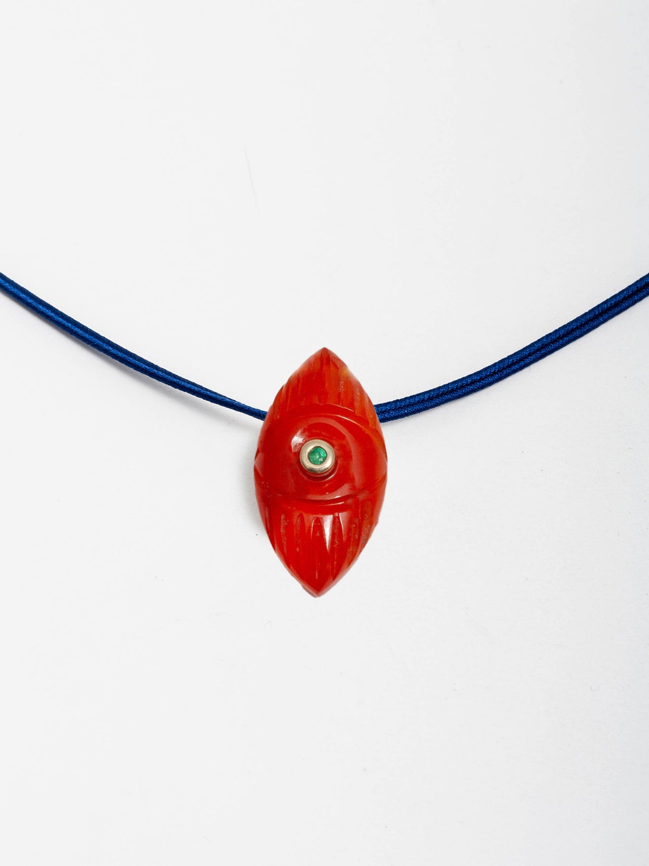 Evil Eye Vermilion on Cord - Archival Collection