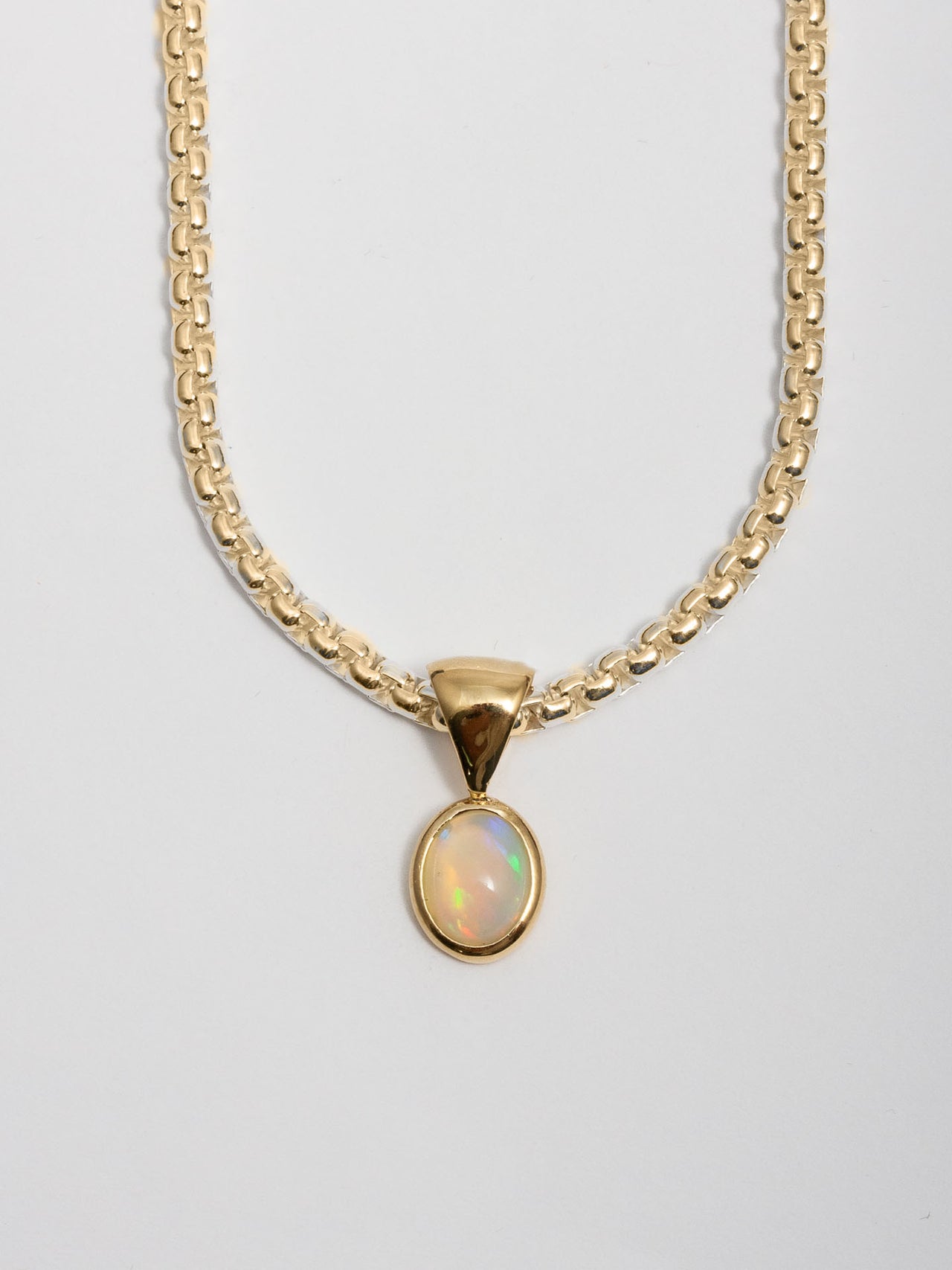 Opal Medallion Pendant