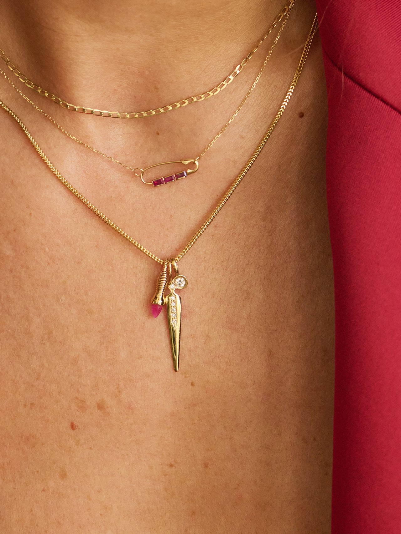 Diamond Bezel Pendant