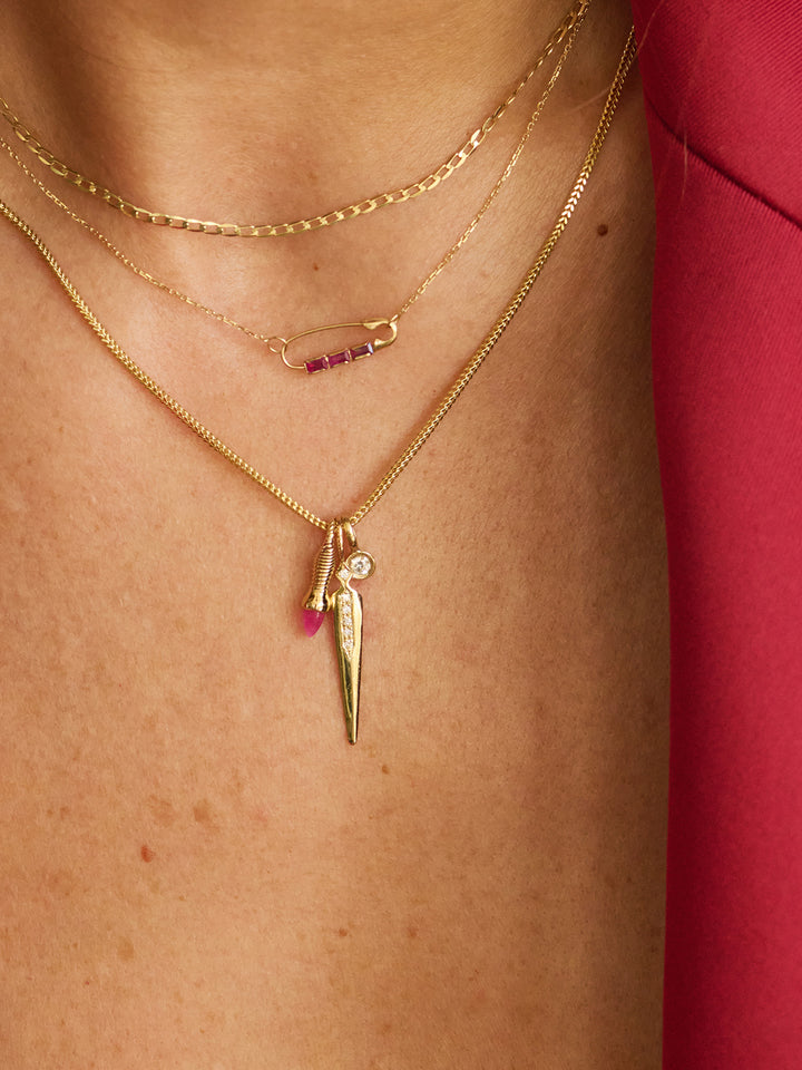 Diamond Bezel Pendant