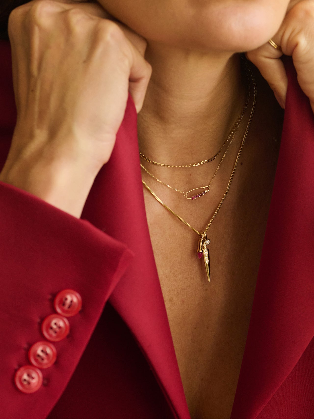 Diamond Dagger Pendant