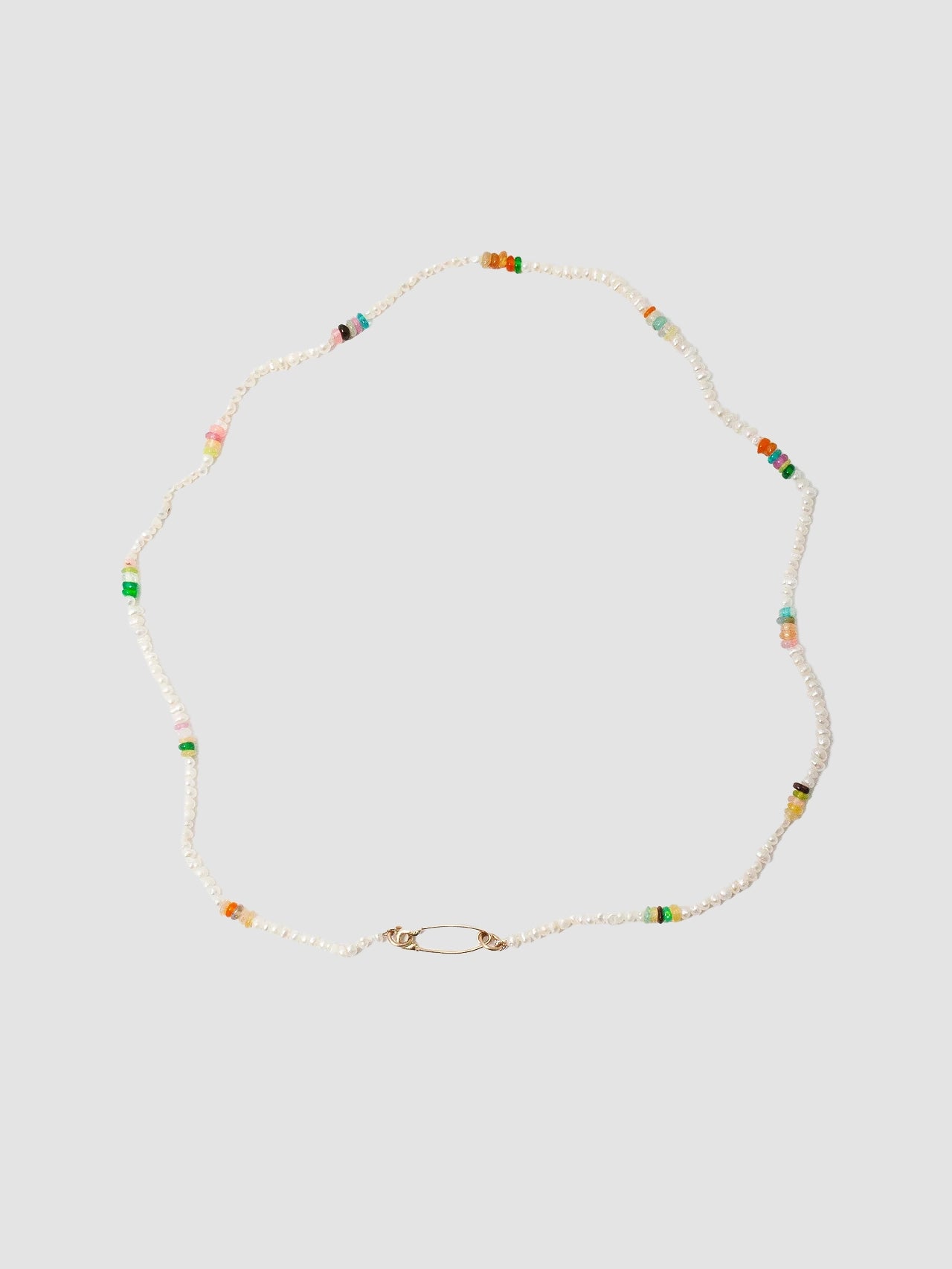 Seed Pearl & Opal Safety Pin Choker - Archival Collection