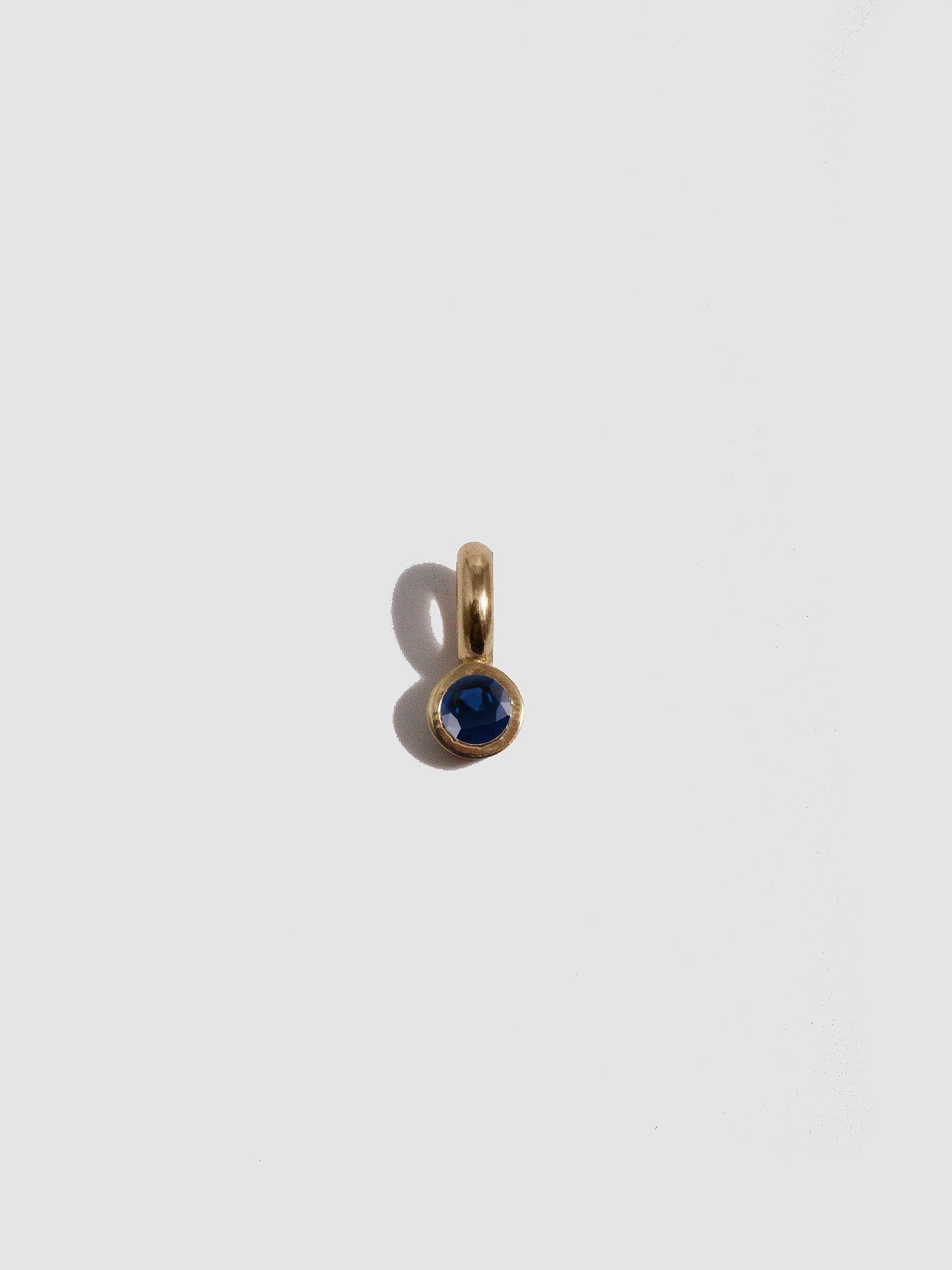 Sapphire Bezel Pendant