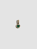 Emerald Bezel Pendant