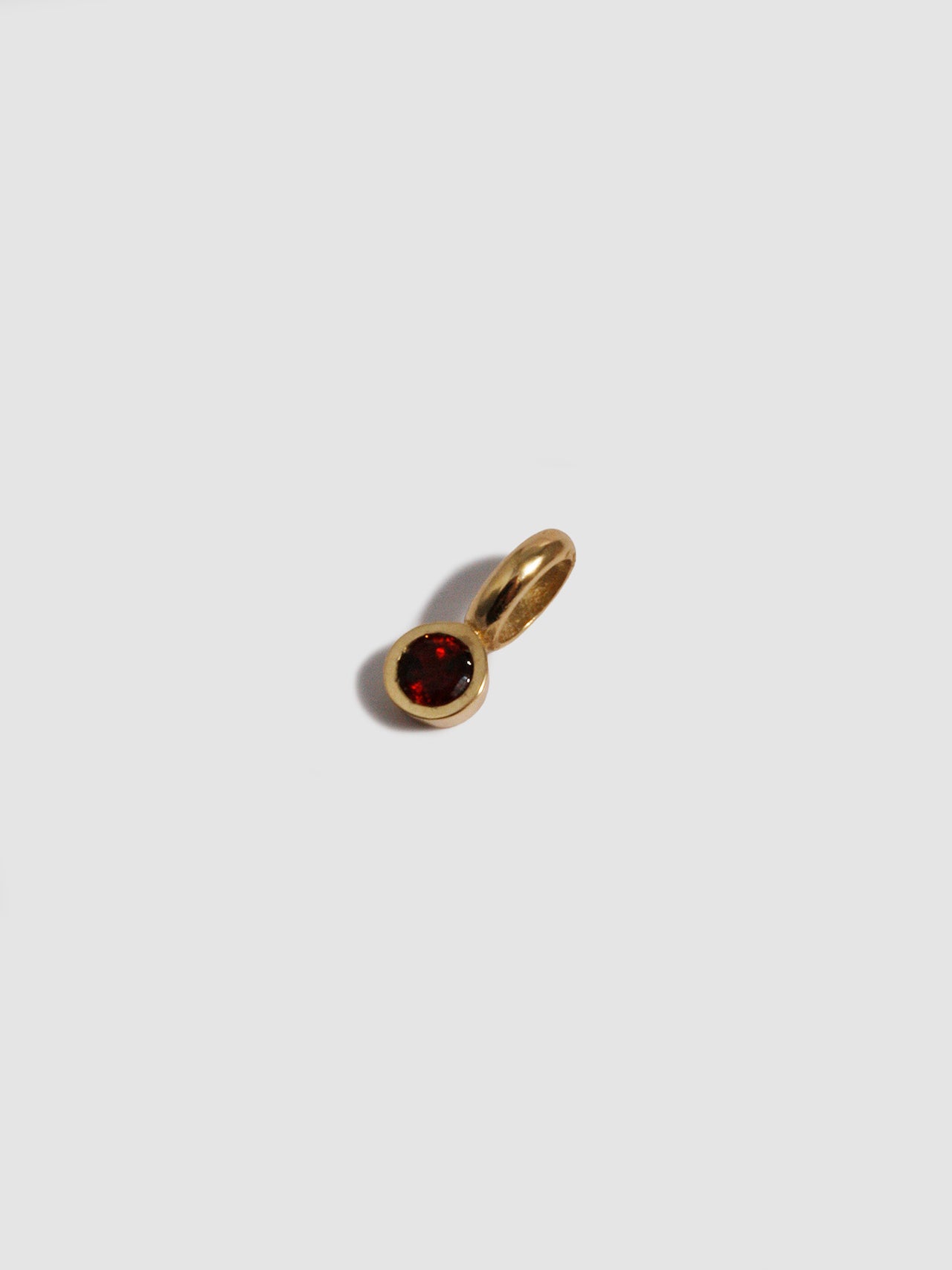 Garnet Bezel Pendant