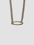 Petite Industrial Safety Pin Necklace