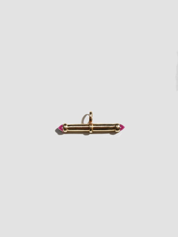 Stone Barbell Pendant