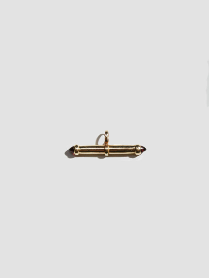 Stone Barbell Pendant