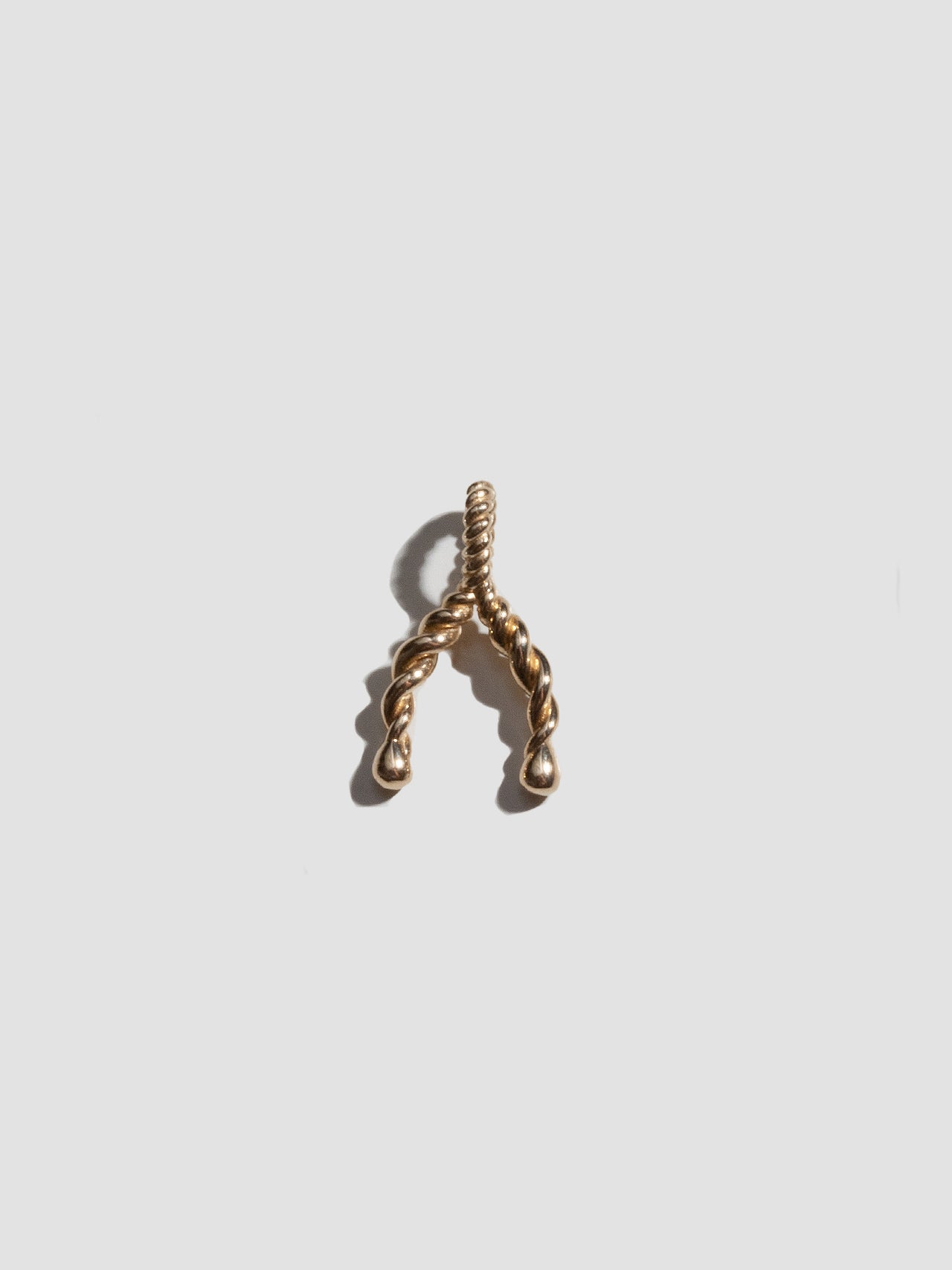 Spiral Wishbone Pendant
