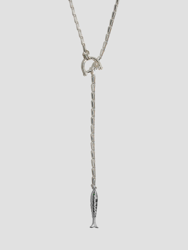 Sardine Lariat Necklace