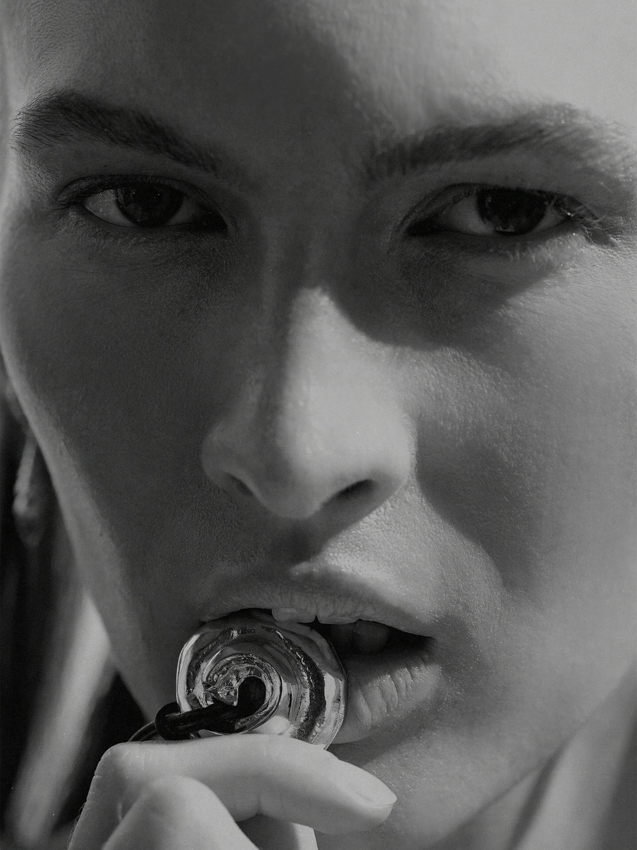 Tumbled Shell on Cord