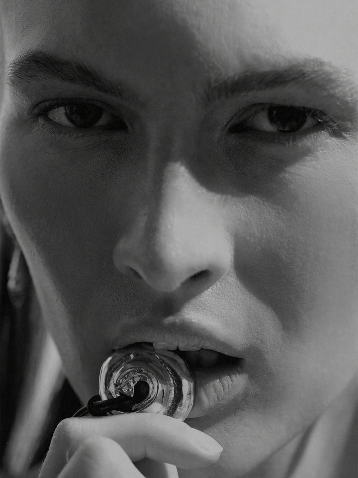 Tumbled Shell on Cord