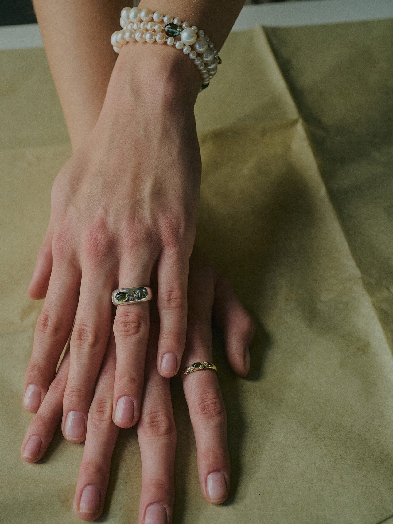 Gentry Diamond Oval Ring